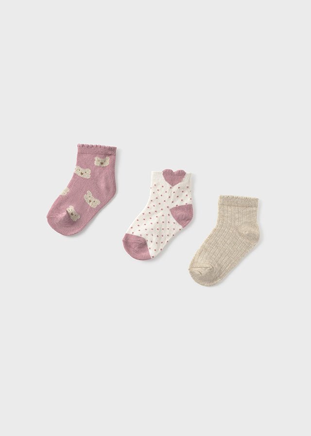 Baby Girl 3 - Piece Socks Set