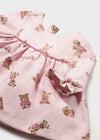 Baby Girl Adorable Pink Animal Print Dress (Mayoral)