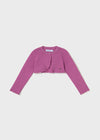 Baby Girl Basic Knit Bolero - Orchid