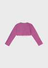 Baby Girl Basic Knit Bolero - Orchid