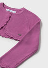 Baby Girl Basic Knit Bolero - Orchid