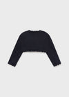 Baby Girl Basic Woven Cardigan Navy (Mayoral)