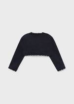 Baby Girl Basic Woven Cardigan Navy (Mayoral)