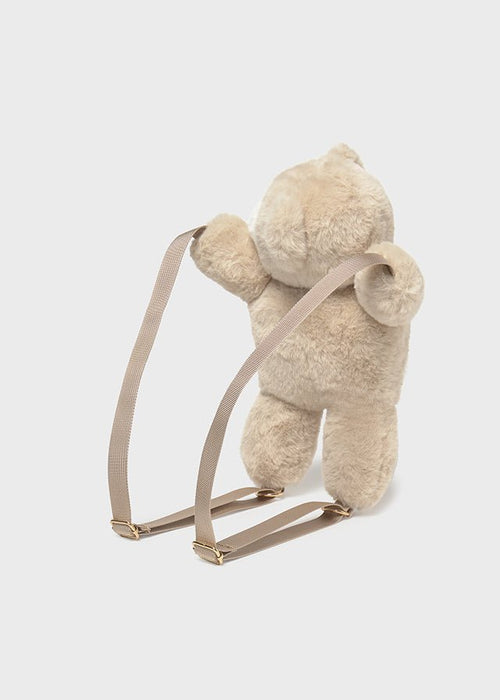 Baby Girl Beige Teddy Bear Backpack
