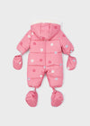 Baby Girl Berry Flower Snowsuit (Mayoral)