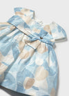 Baby Girl Blue Printed Dress