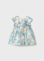 Baby Girl Blue Printed Dress