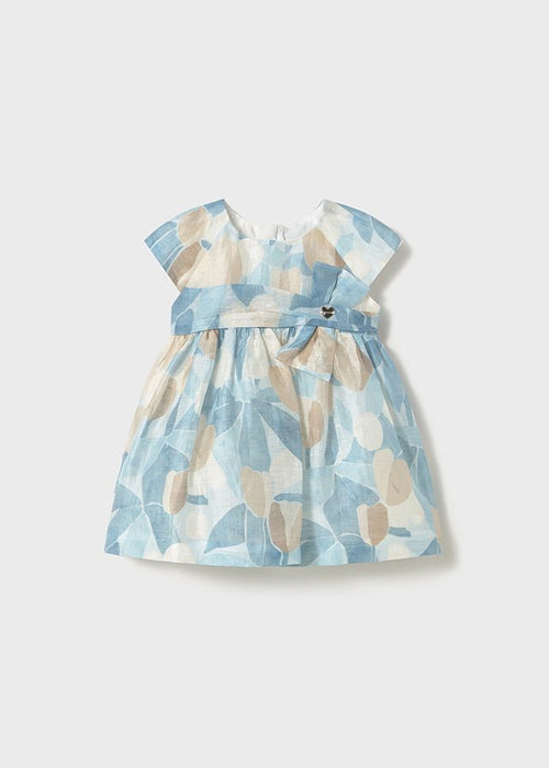 Baby Girl Blue Printed Dress