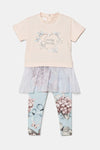 Baby Girl Butterfly Print Set