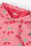 Baby Girl Cherries Snap Raincoat