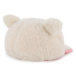 Baby Girl Cream Teddy Cap With Sequin Ears