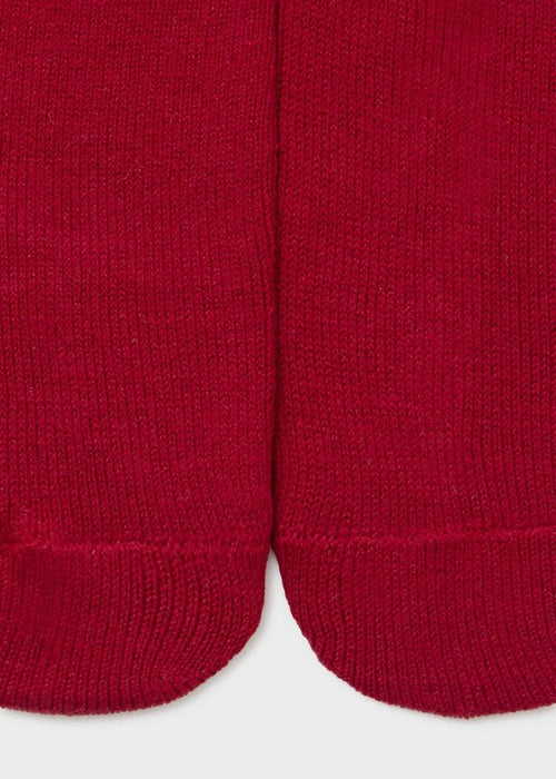 Baby Girl Dark Red Cotton Tights (mayoral) (A/W)