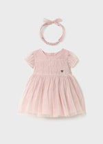 Baby Girl Dress with Matching Hairband