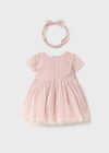 Baby Girl Dress with Matching Hairband