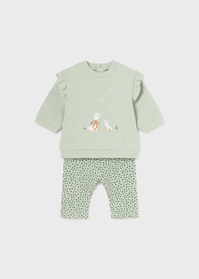 Baby Girl Duck & Floral Leggings Set (sold separately) (Mayoral)