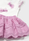 Baby Girl Embroidered Tulle Skirt Set