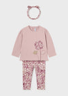 Baby Girl Floral Leggings & Headband Set (Mayoral)