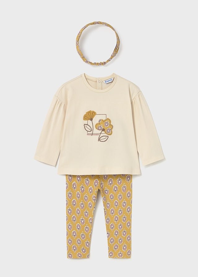 Baby Girl Floral Top & Leggings Set