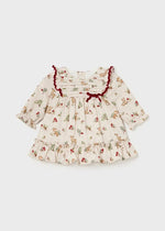 Baby Girl Forest Friends Printed Dress (Mayoral)