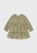 Baby Girl Green Gingham Dress