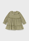 Baby Girl Green Gingham Dress