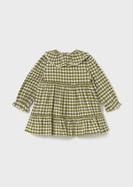 Baby Girl Green Gingham Dress