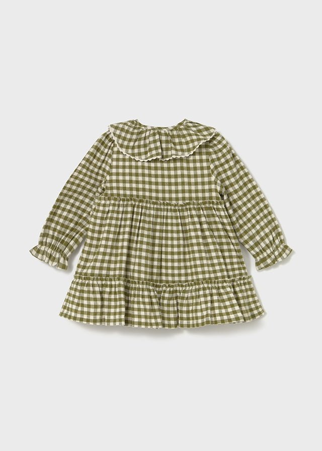 Baby Girl Green Gingham Dress
