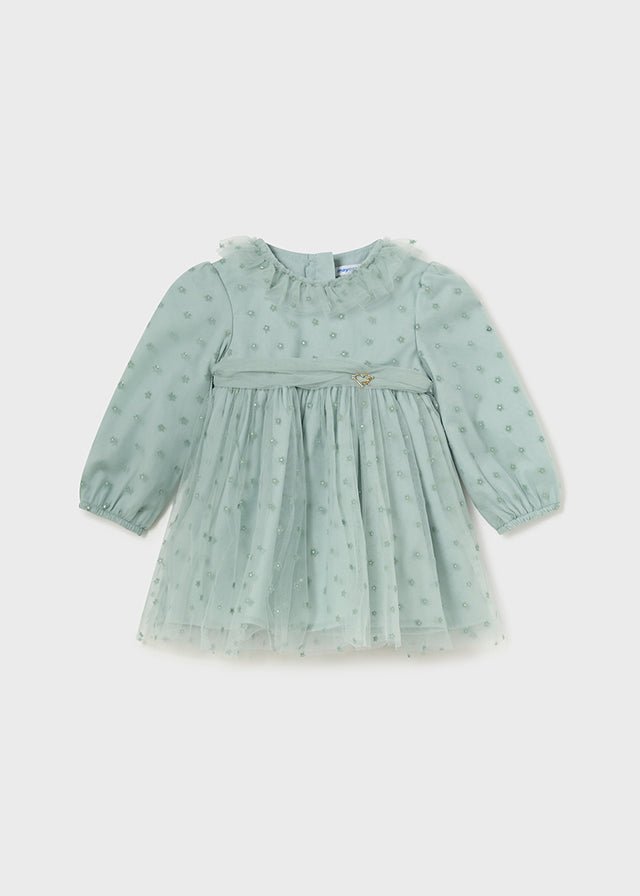 Baby Girl Green Tulle dress (mayoral)