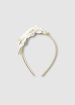 Baby Girl Ivory Flowers Headband