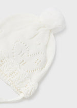 Baby Girl Ivory Hat, Scarf & Mittens 3 Piece Set (Mayoral)