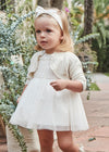 Baby Girl Ivory Tulle Dress with Hairband