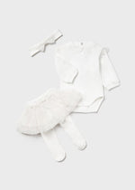 Baby Girl Ivory Tutu Skirt Set (Mayoral)