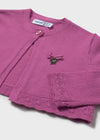 Baby Girl Knit Cardigan - Orchid