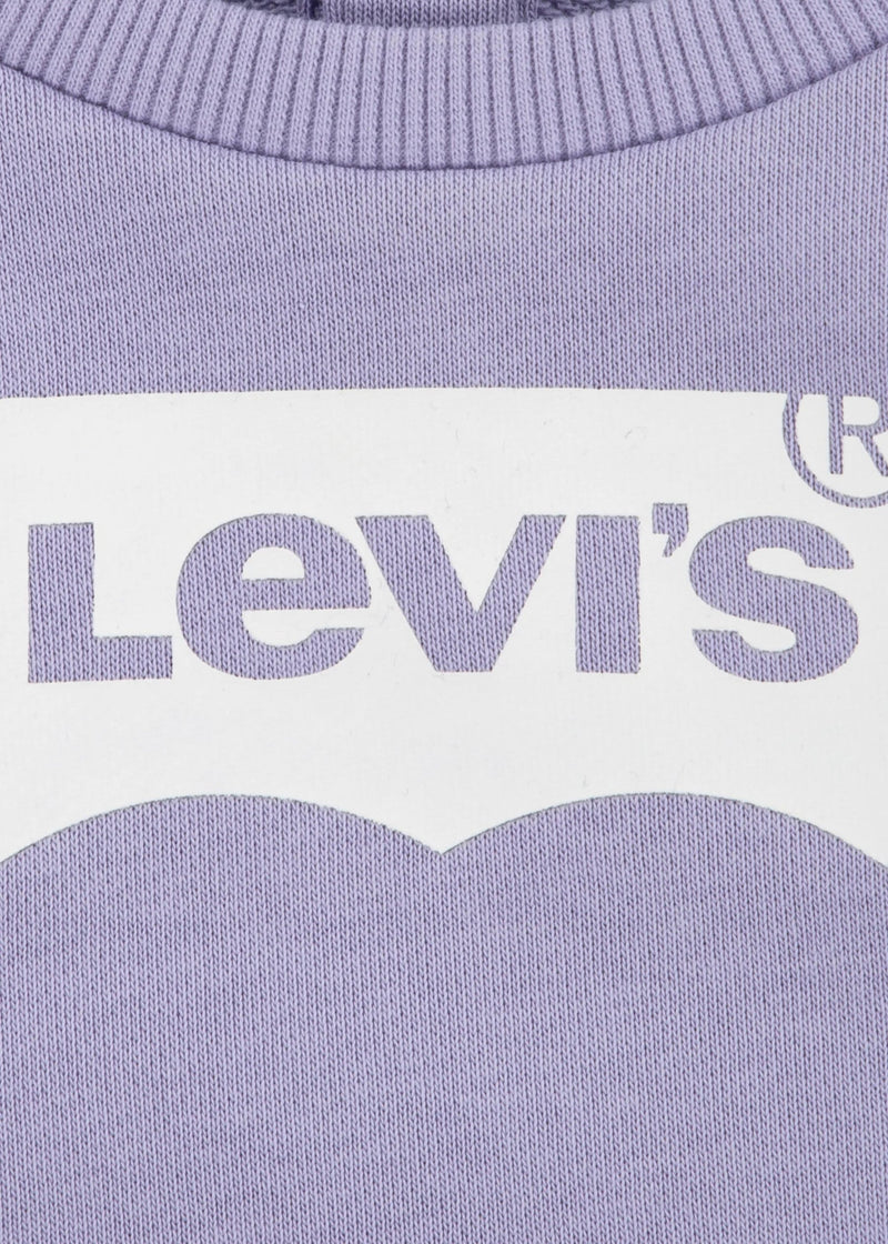 Baby Girl Lilac Logo Crew Sweatshirt