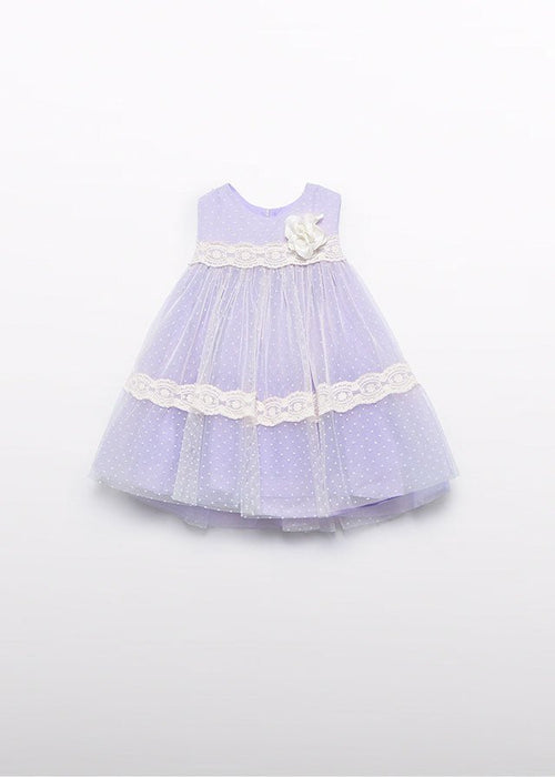 Baby Girl Lilac Tulle Plumeti Dress