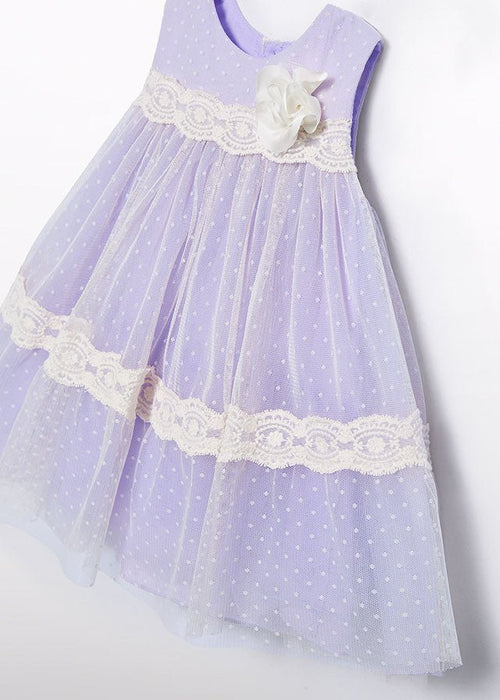 Baby Girl Lilac Tulle Plumeti Dress