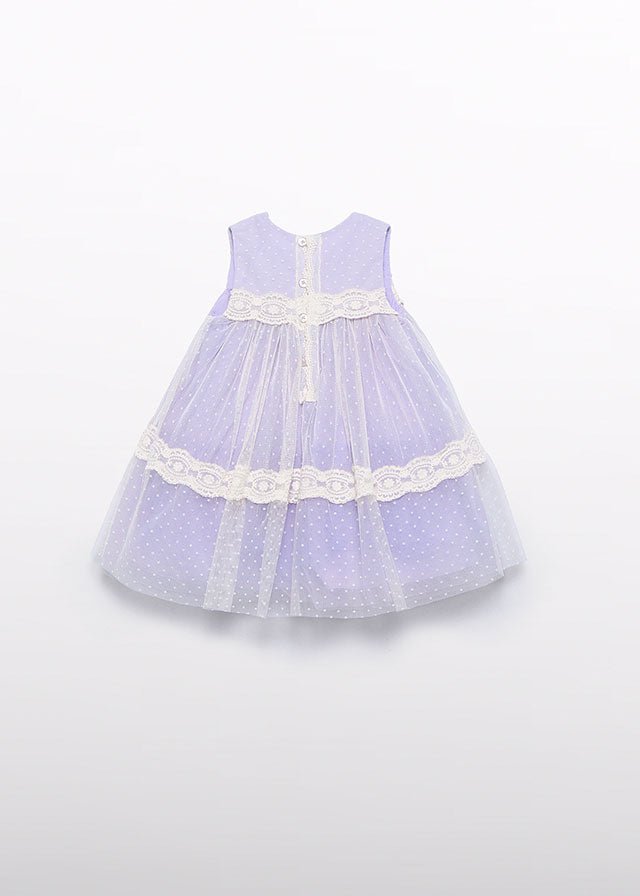 Baby Girl Lilac Tulle Plumeti Dress