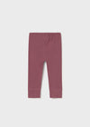 Baby Girl Mauve Cat Print Leggings Set