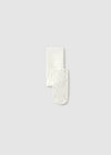 Baby Girl Off - White Print Tights (A/W)