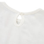 Baby Girl Off - White T-Shirt With Bear Print