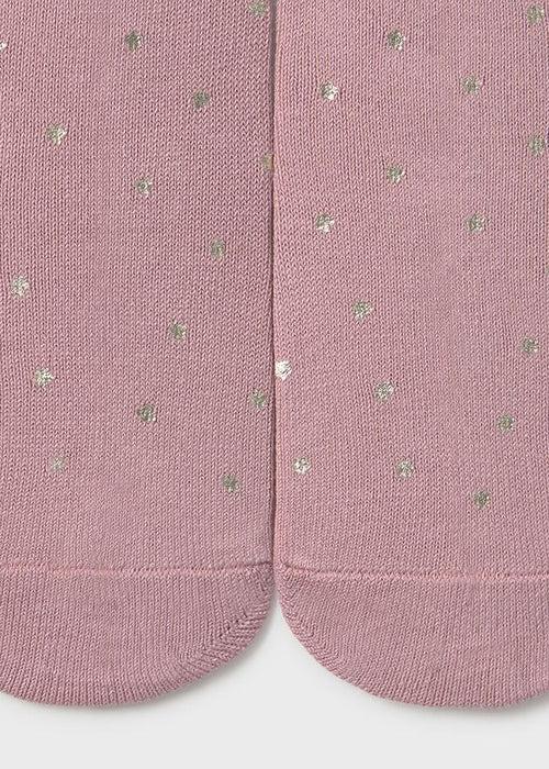 Baby Girl Orchid Print Tights (A/W)