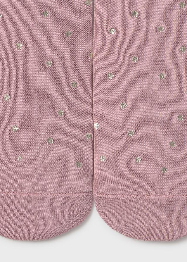 Baby Girl Orchid Print Tights (A/W)