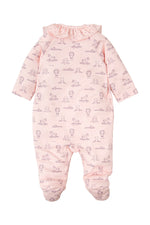 Baby Girl Pink Cotton Babygrow (Babidu)