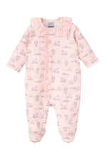 Baby Girl Pink Cotton Babygrow (Babidu)