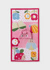 Baby Girl Pink Cotton Ladybird Poncho Towel