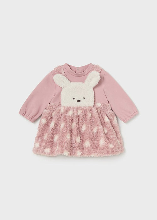 Baby Girl Pink Dungaree Style Dress (Mayoral)