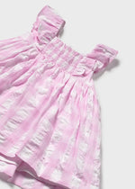 Baby Girl Pink Embroidered Dress & Knickers Set