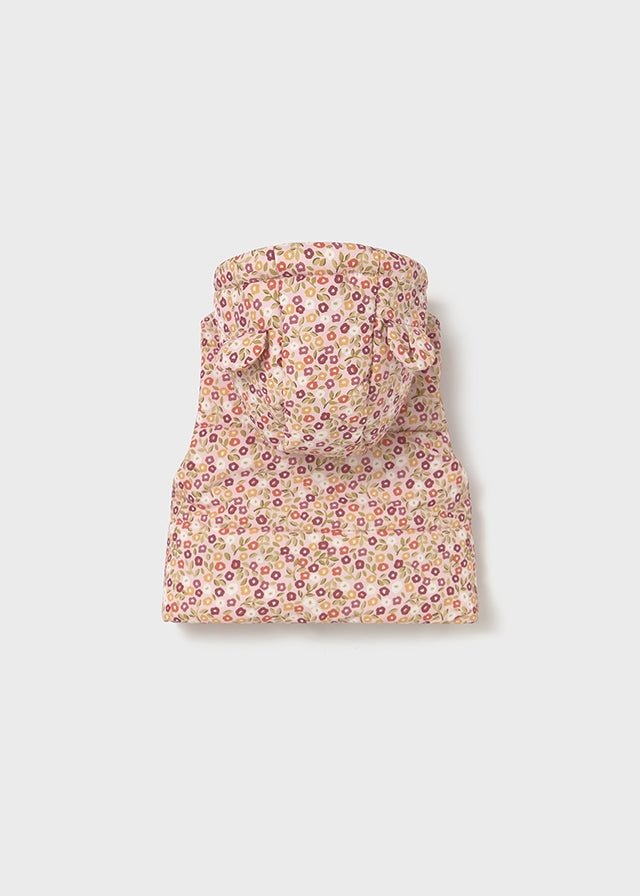 Baby Girl Pink Floral Vest & Pink Tracksuit Set