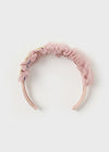 Baby Girl Pink Headband With Gold Glitter Stars