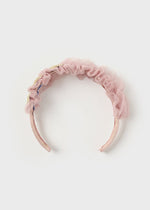 Baby Girl Pink Headband With Gold Glitter Stars
